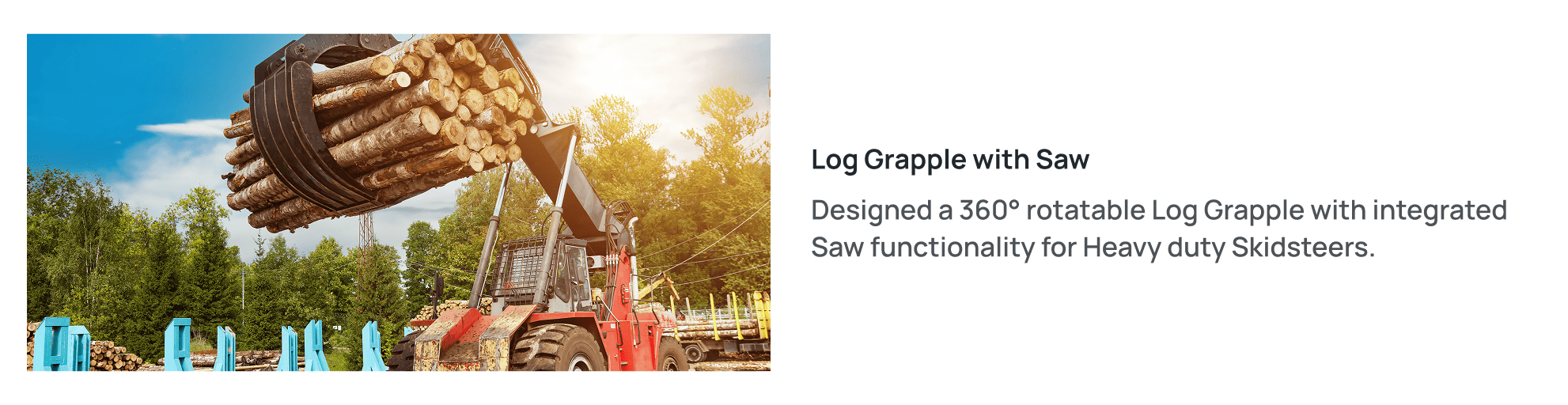 log grapple with saw